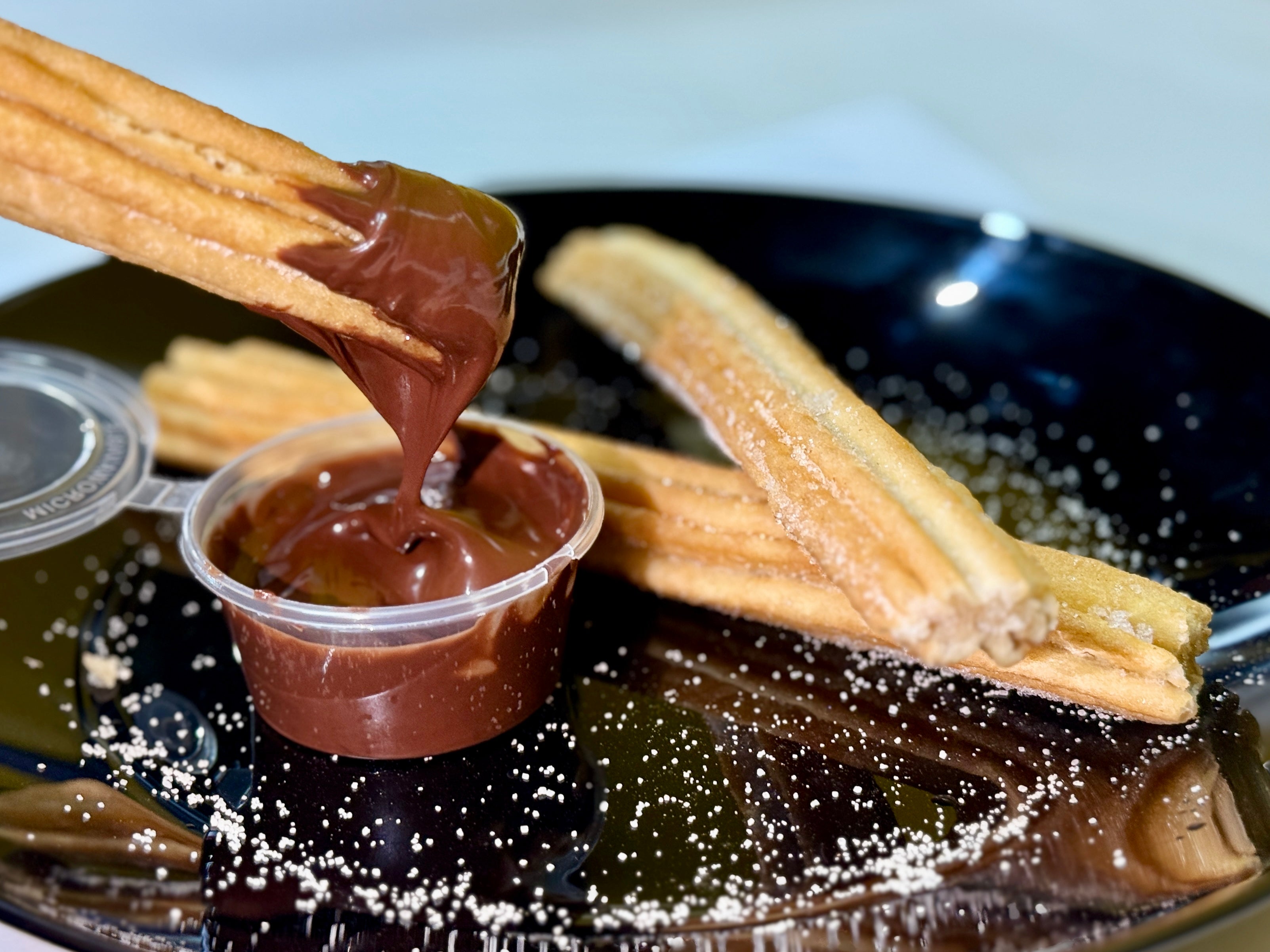 Churros with Milk Chocolate Sauce