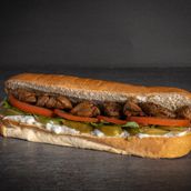 Chicken liver baguette