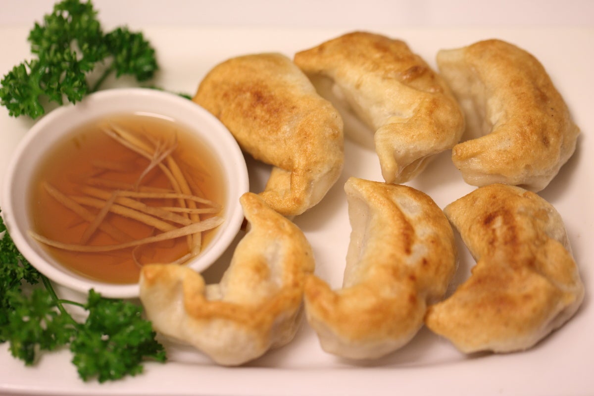 Pan Fried Meat Dumplings (8)