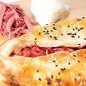 Akkawi Cheese And Mortadella Pie