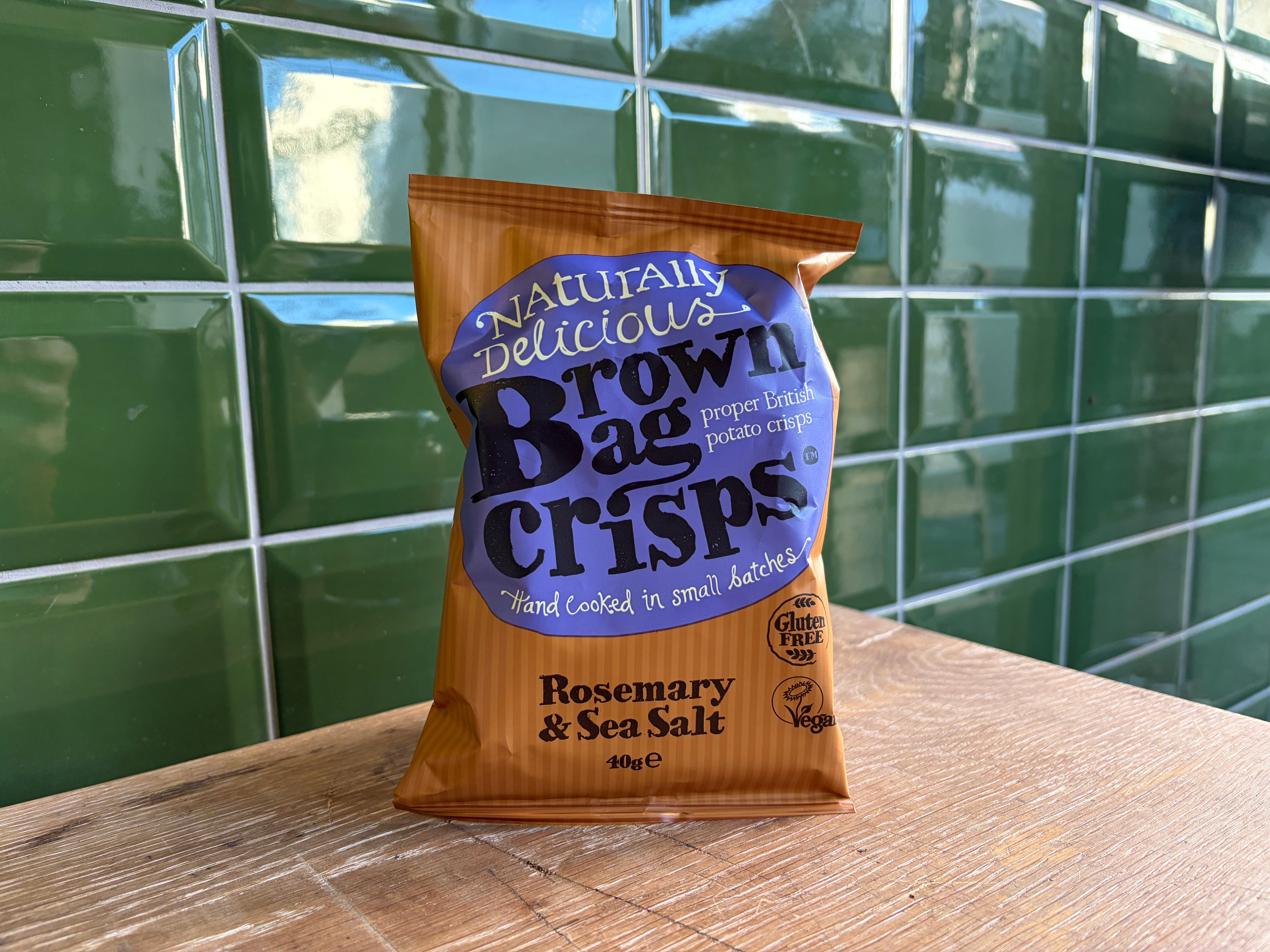 Brown Bag Crisps - Rosemary & Sea Salt