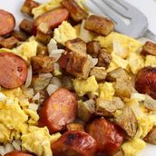 Egg Sausage Plate