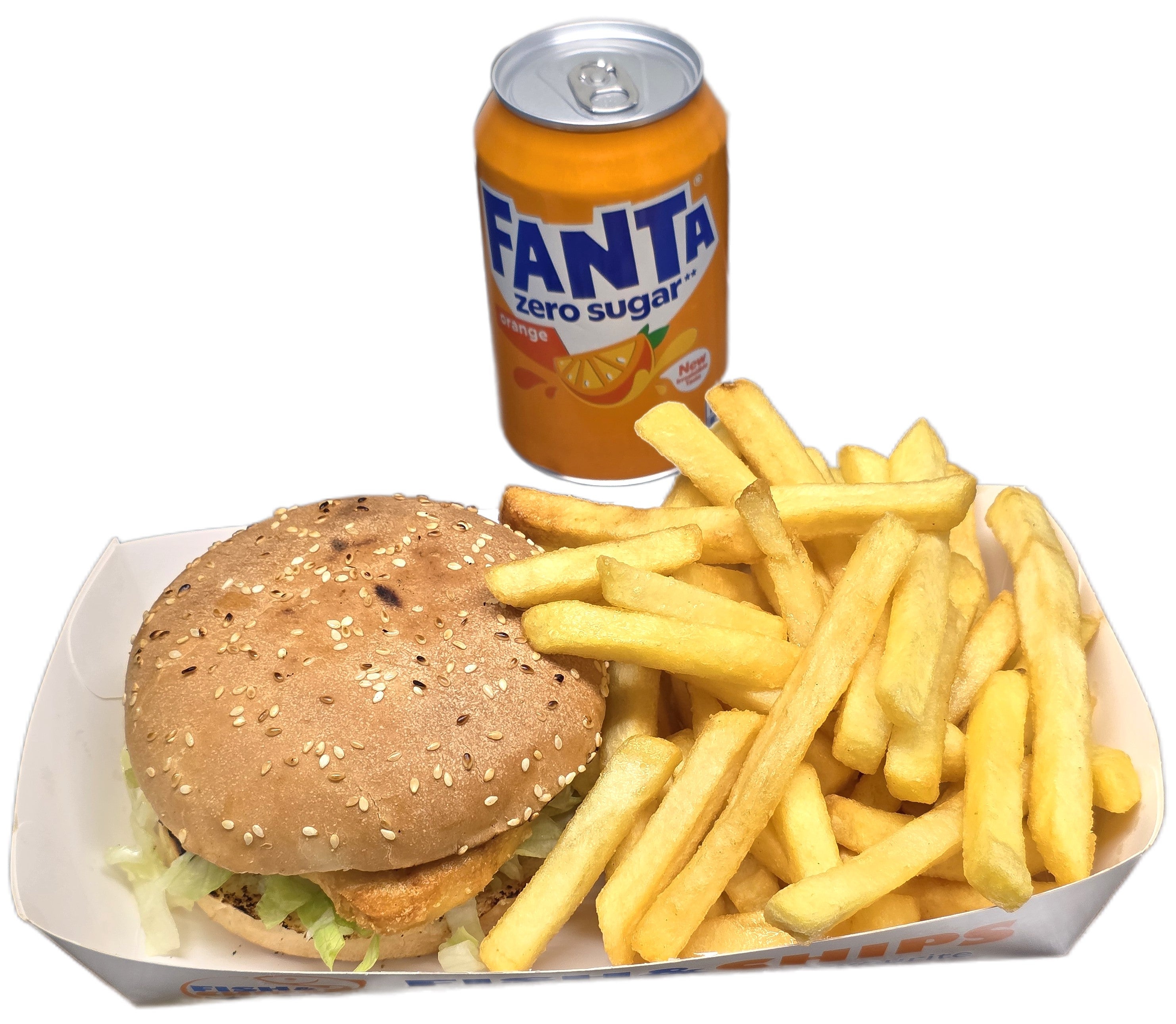 Chicken Steak Burger Meal
