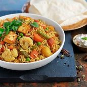 Paneer And Veg Biryani Meal For 1 Person