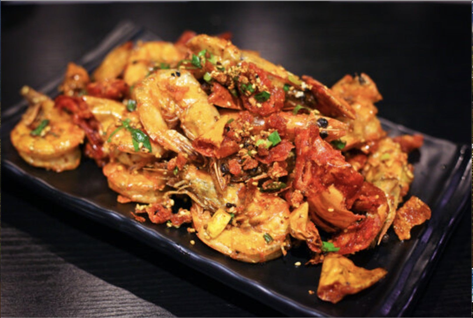 Spicy Fried Prawns