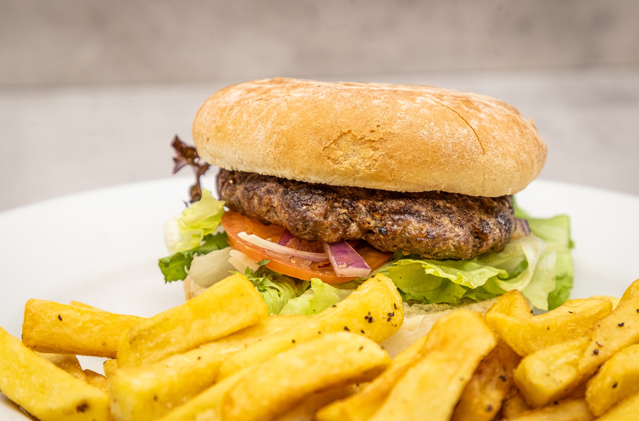 Minted Lamb Burger