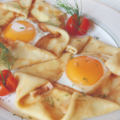 Pancake With Fried Egg