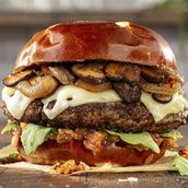 Swiss Mushroom Burger