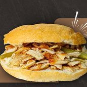 Chicken Shawarma Italian Bread