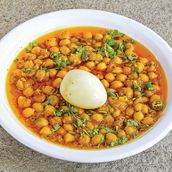 Egg Chana Breakfast