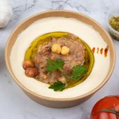 Hummos With Ful Plate