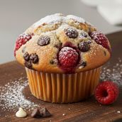 Raspberry Chocolate Muffin