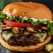 Mushroom Swiss Burger