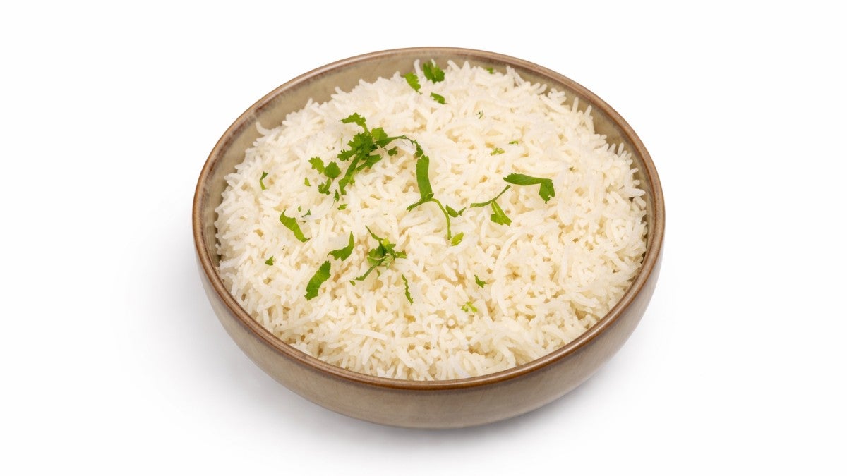 Steamed Rice (Vegan)