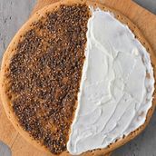 Brown Labneh With Zaatar Manakish