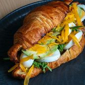 Egg Cheese & Avocado Croissant