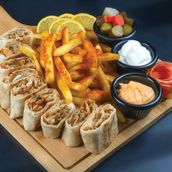 Double Chicken Arabic Shawarma Meal
