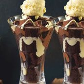 2 Brownies In A Bowl