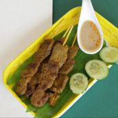 Satay With Creamy Peanutbutter Sauce