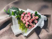 Baby Rose Pink Bouquet Bw2