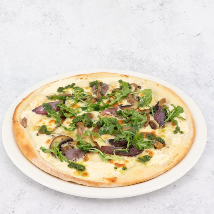 SAUTEED MUSHROOM & RED ONION PIZZA (V)