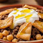 Plate of Fatteh (Oil or Ghee)