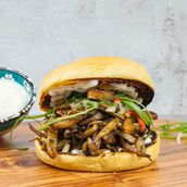 Oyster Mushroom Burger