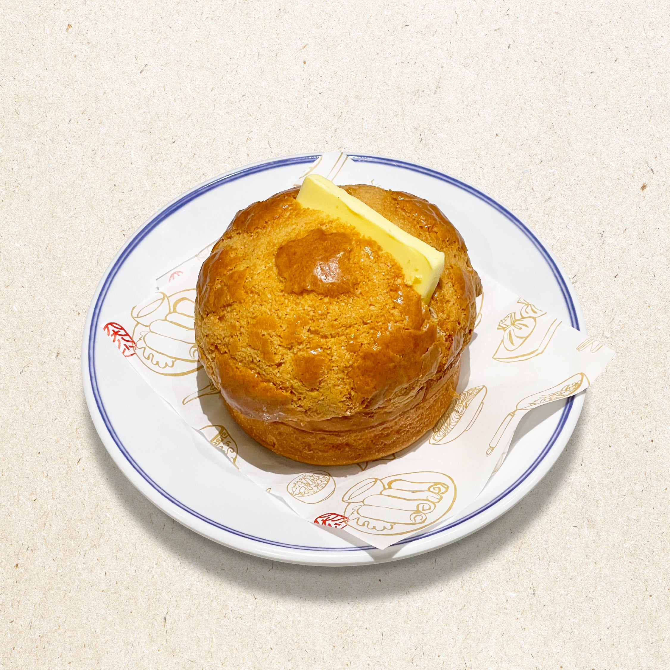菠蘿油 Pineapple Bun Butter