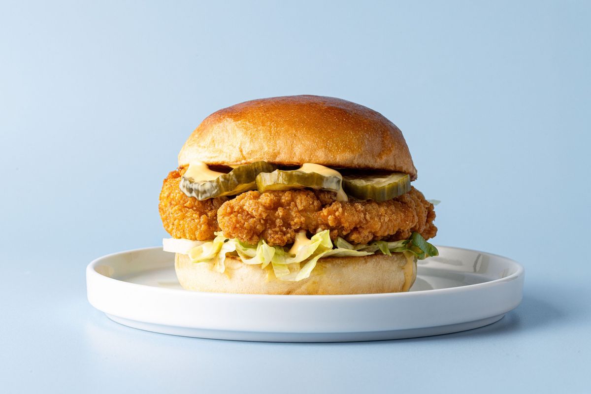 Say Cheese Chicken Burger