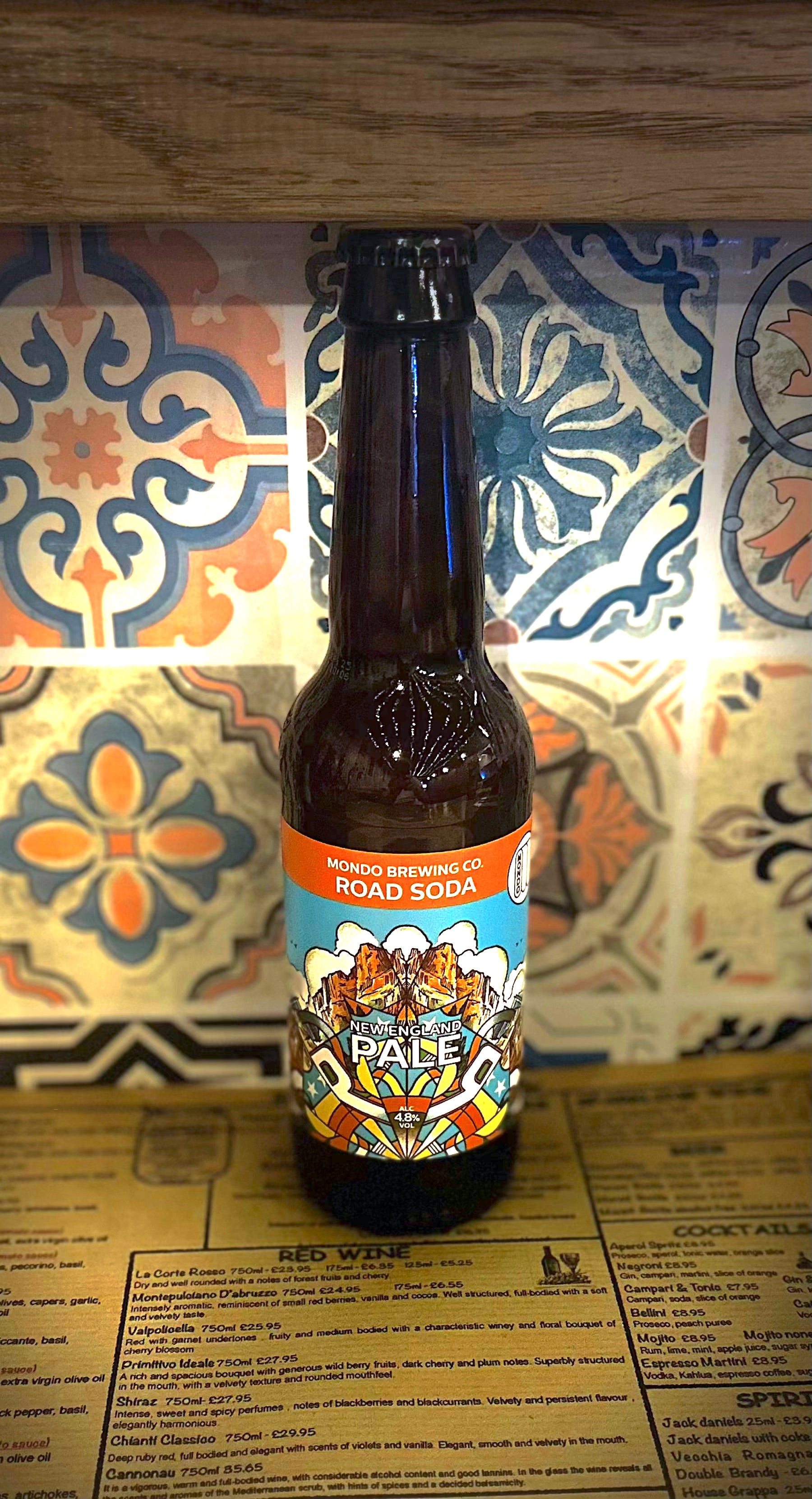Pale Ale  Road soda  330ml    4.8%
