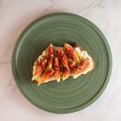 Toast with figs and labneh