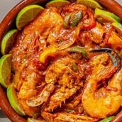 Mixed Seafood With Sauce Casserole