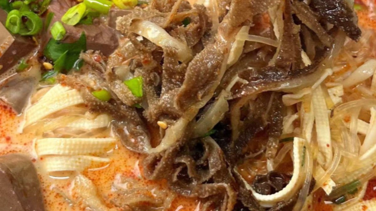 百叶砂锅粉 Beef tripe casserole vermicelli