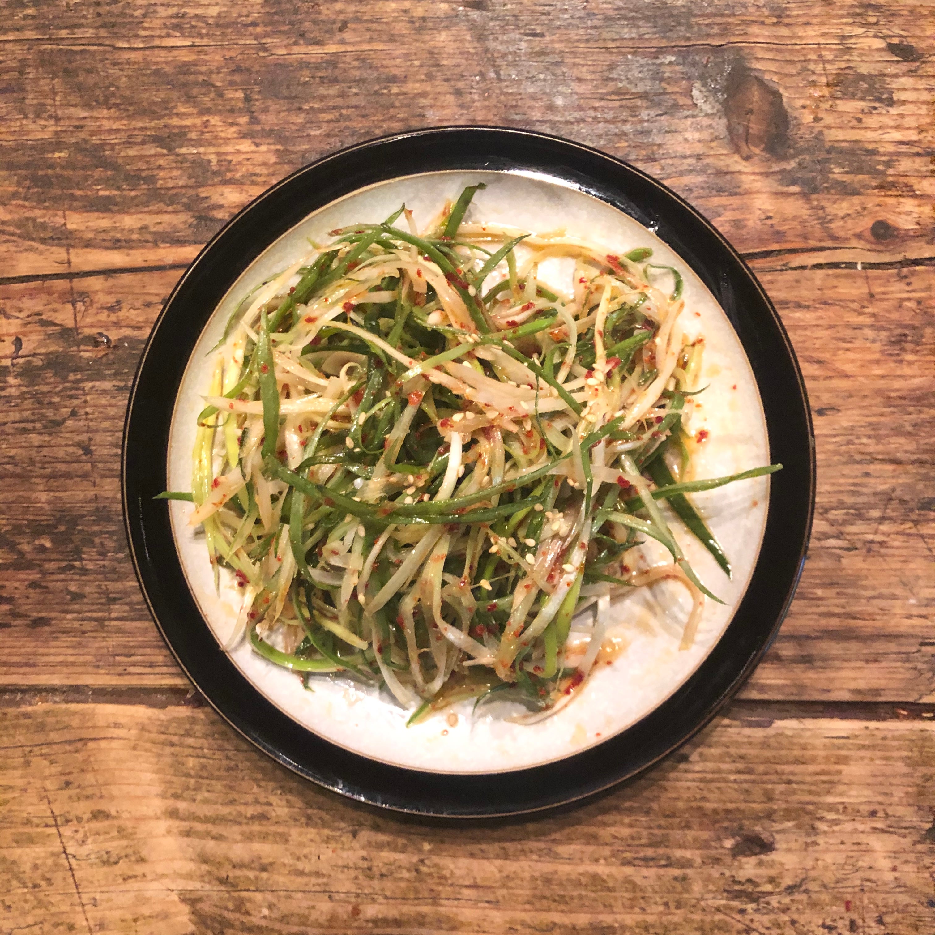Sweet and Sour Spring Onion Salad