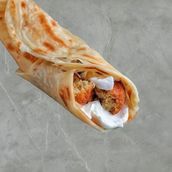 Falafel And Labneh Chapati