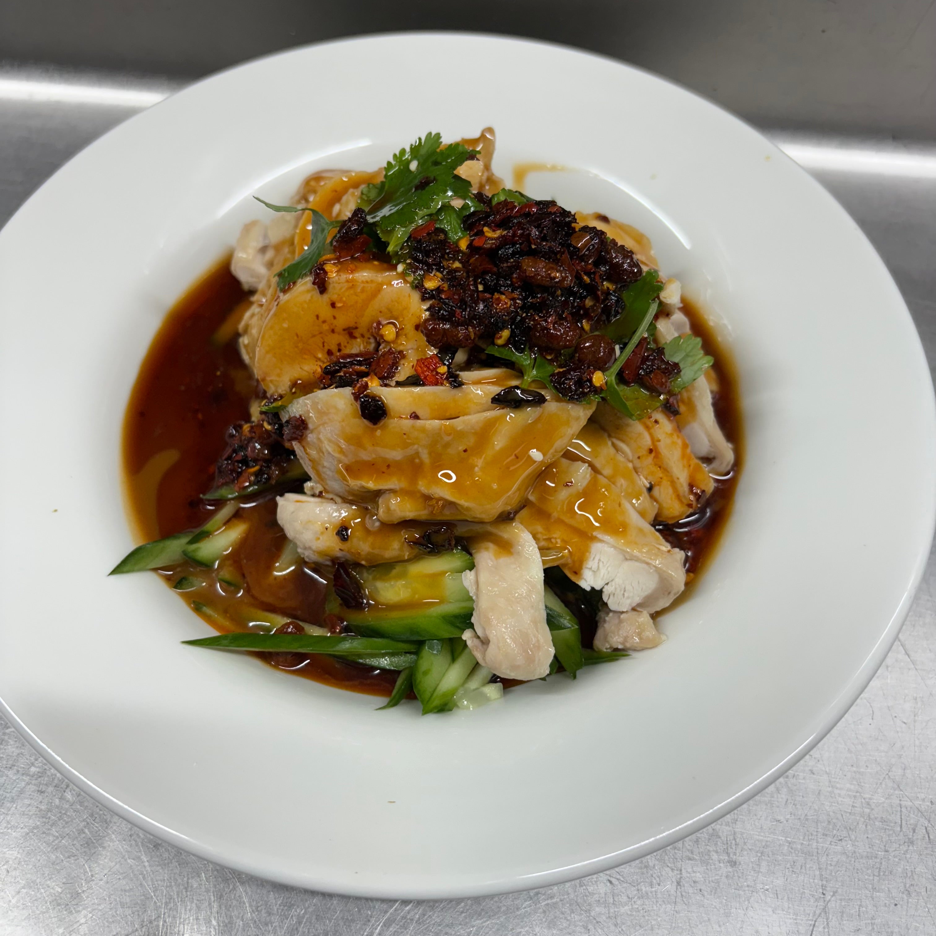 Sichuan Style Chicken in Chilli Oil口水鸡