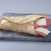 Mortadella Chapati Sandwich