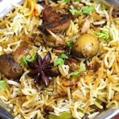 Mushroom Tikka Biryani