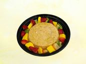 Kunafa With Cream And Fresh Fruits 
