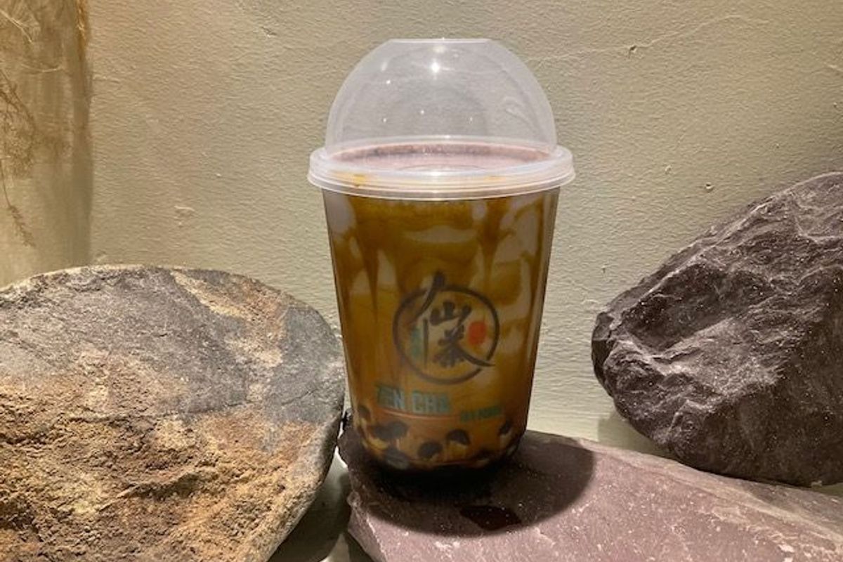 Taro pearl bubble tea香芋珍珠奶茶