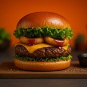 BBQ beef burger