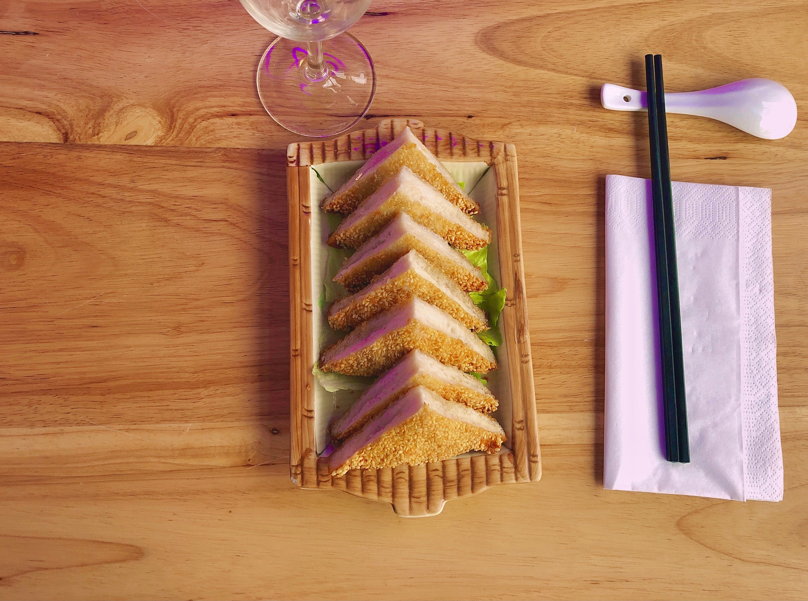 虾多士  Sesame King Prawn on Toast