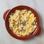 Scrambled Eggs With Meat