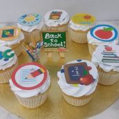 Back To School Cupcake 