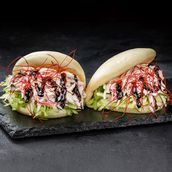 Crab And Teriyaki Bao