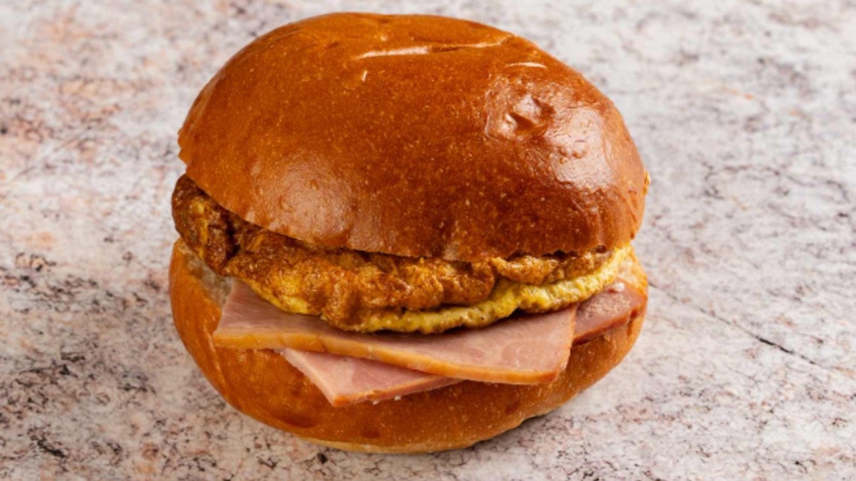 Turkey Bacon and Egg Roll