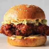 Golden Crown Chicken Burger
