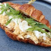 Egg And Feta Croissant