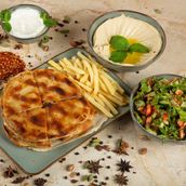Family Arayes Chicken And Appetizers Meal