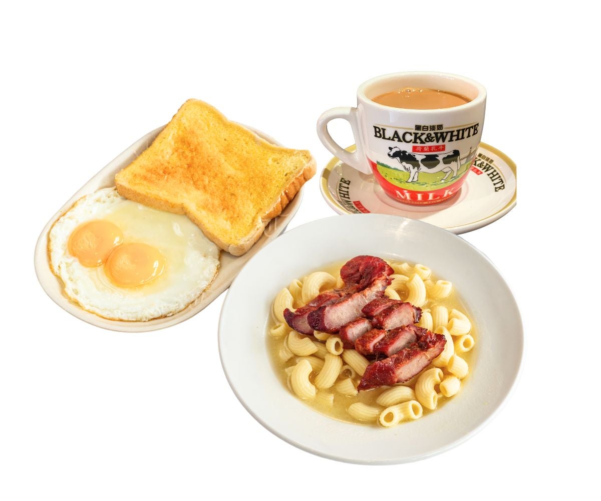 Macaroni with Honey Roast Pork 叉燒通粉